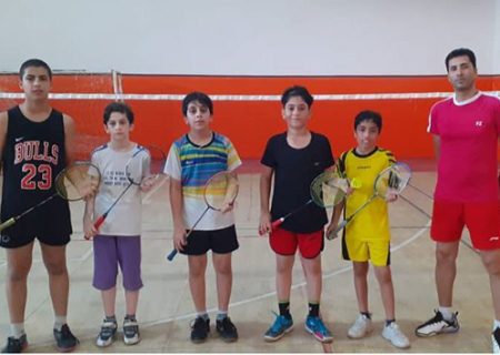 مسابقات بدمینتون نوجوانان پسر استان گیلان برگزار شد