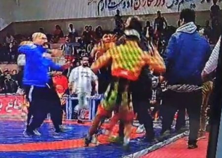 تنش در مسابقات کشتی قهرمانی گیلان / مسابقات تعطیل گردید