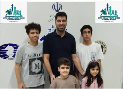 تیم ملی شطرنج در تسخیر گیلانی ها